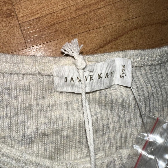 Jamie Kay Ribbed Henley Tee Organic Cotton Blend Short Sleeve Top Size 5Y - Picture 9 of 15